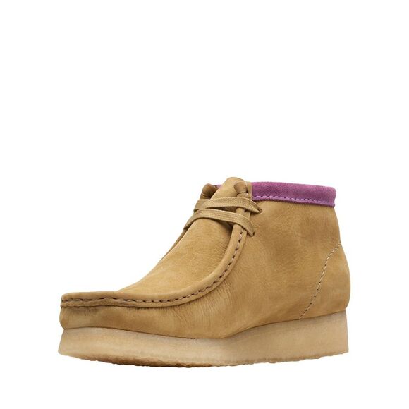 Clarks Womens Wallabee Boot Brown Boots (NWT) - Picture 4 of 6